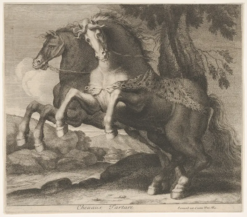 Chevaux Tartare Wall Art by Charles Errard le fils - High-Resolution Digital Print