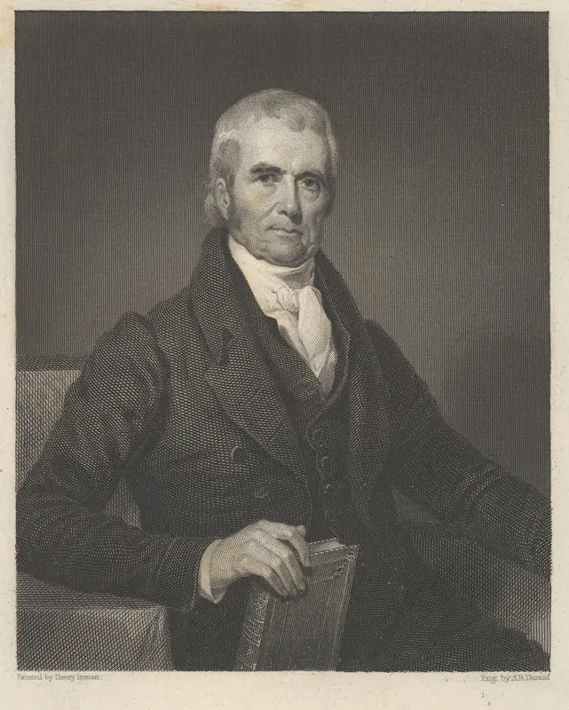 Chief Justice John Marshall Wall Art by Asher Brown Durand - High-Resolution Digital Print