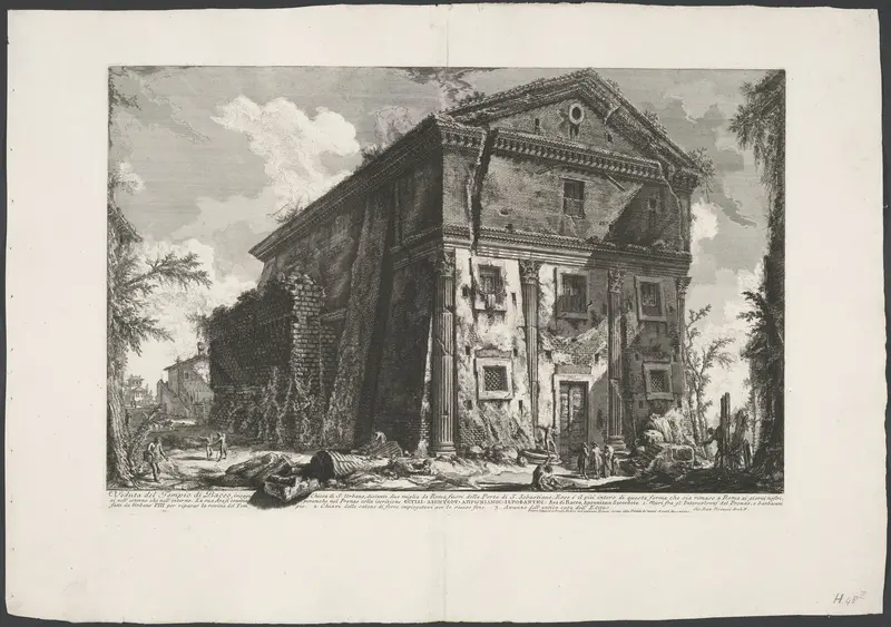 Chiesa di Sant’Urbano te Rome Wall Art by Unknown - High-Resolution Digital Print