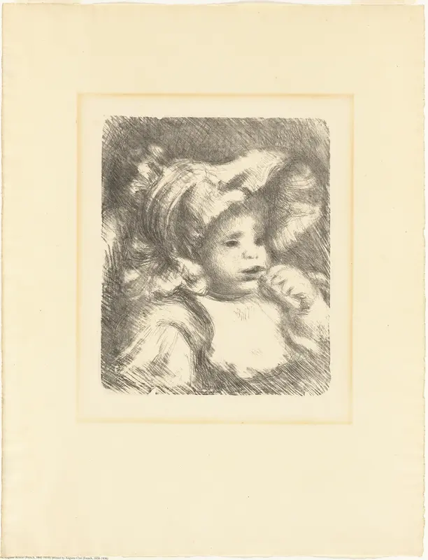 Child with a Biscuit (Jean Renoir) Wall Art by Pierre-Auguste Renoir - High-Resolution Digital Print