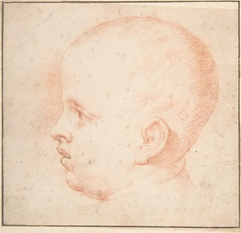 Child's Head Wall Art by Anonymous, French, 18th century - High-Resolution Digital Print
