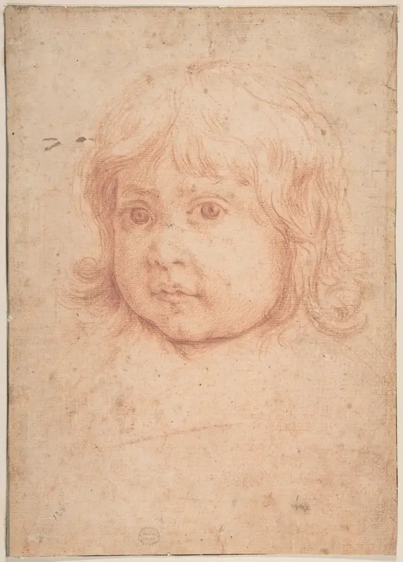 Child's Head Wall Art by Anonymous, Italian, Roman-Bolognese, 17th century - High-Resolution Digital Print
