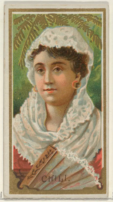 Chili, from the Types of All Nations series (N24) for Allen & Ginter Cigarettes Wall Art by Allen & Ginter - High-Resolution Digital Print