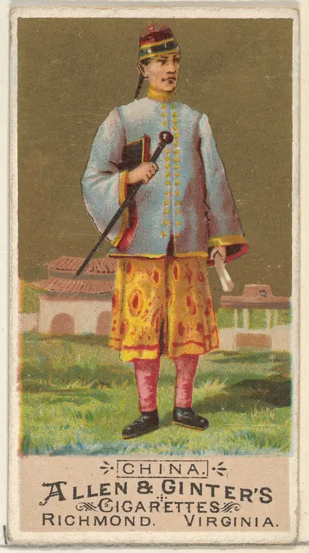 China, from the Natives in Costume series (N16) for Allen & Ginter Cigarettes Brands Wall Art by Allen & Ginter - High-Resolution Digital Print