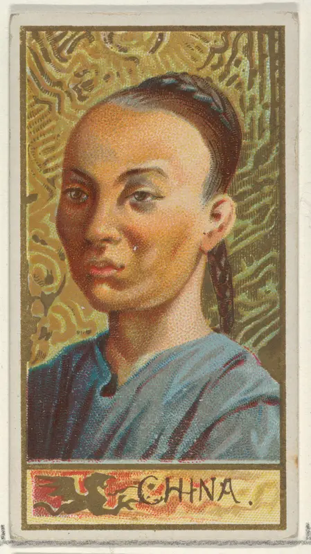China, from the Types of All Nations series (N24) for Allen & Ginter Cigarettes Wall Art by Allen & Ginter - High-Resolution Digital Print