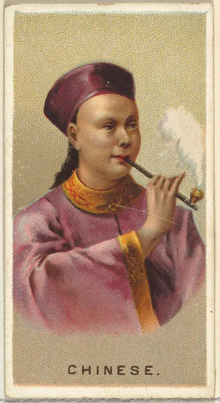Chinese, from World's Smokers series (N33) for Allen & Ginter Cigarettes Wall Art by Allen & Ginter - High-Resolution Digital Print