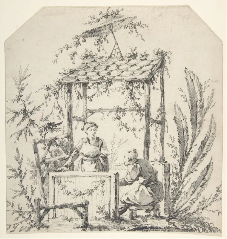 Chinoiserie Wall Art by Jean Pillement - High-Resolution Digital Print