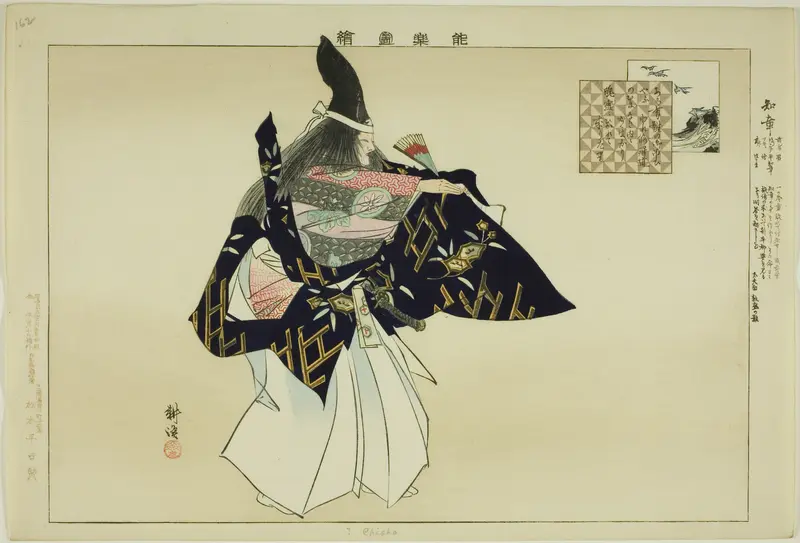 Chisho, from the series "Pictures of No Performances (Nogaku Zue)"