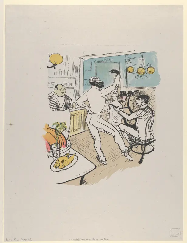 Chocolat Dansant Wall Art by Henri de Toulouse-Lautrec - High-Resolution Digital Print