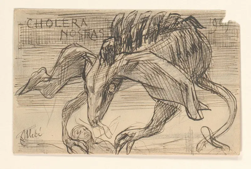 Cholera Nostras Wall Art by August Allebé - High-Resolution Digital Print