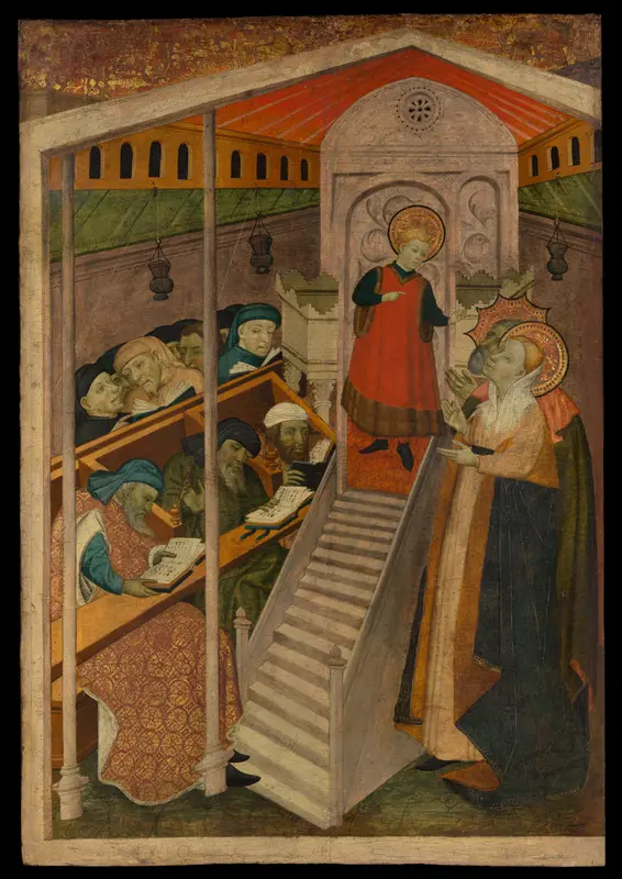 Christ among the Doctors Wall Art by Spanish (Catalan) Painter - High-Resolution Digital Print