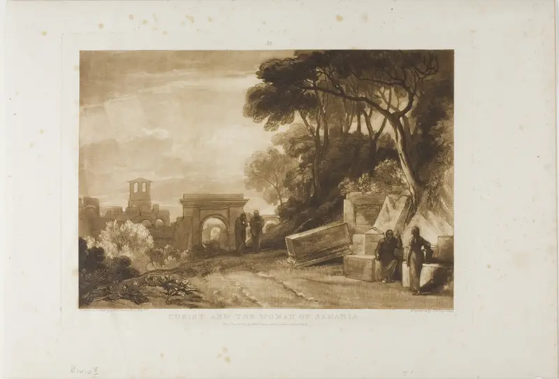 Christ and the Woman of Samaria, plate 71 from Liber Studiorum