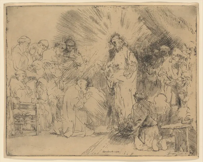 Christ Appearing to the Apostles Wall Art by Rembrandt (Rembrandt van Rijn) - High-Resolution Digital Print