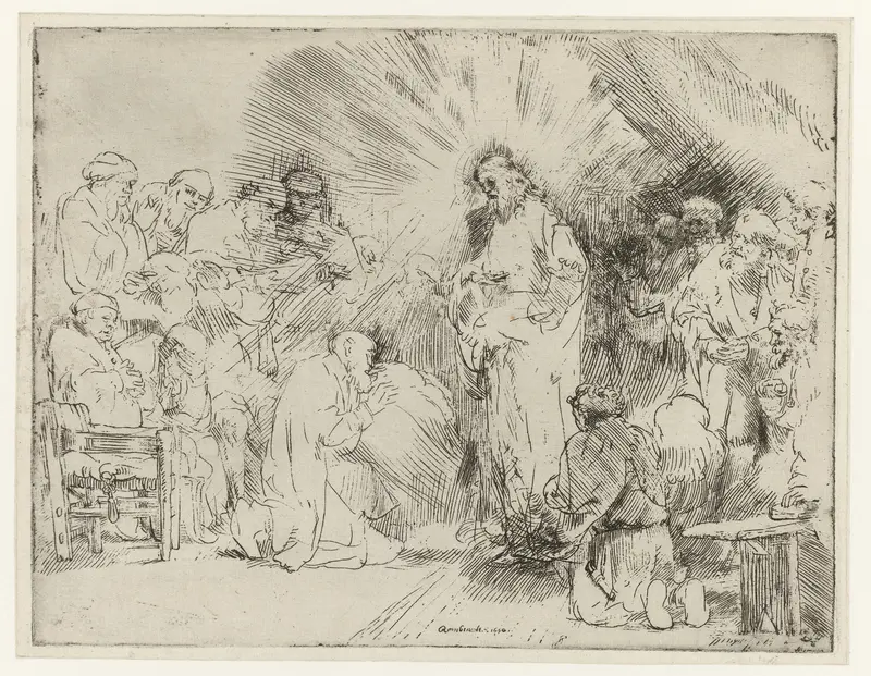 Christ Appearing to the Apostles Wall Art by Unknown - High-Resolution Digital Print