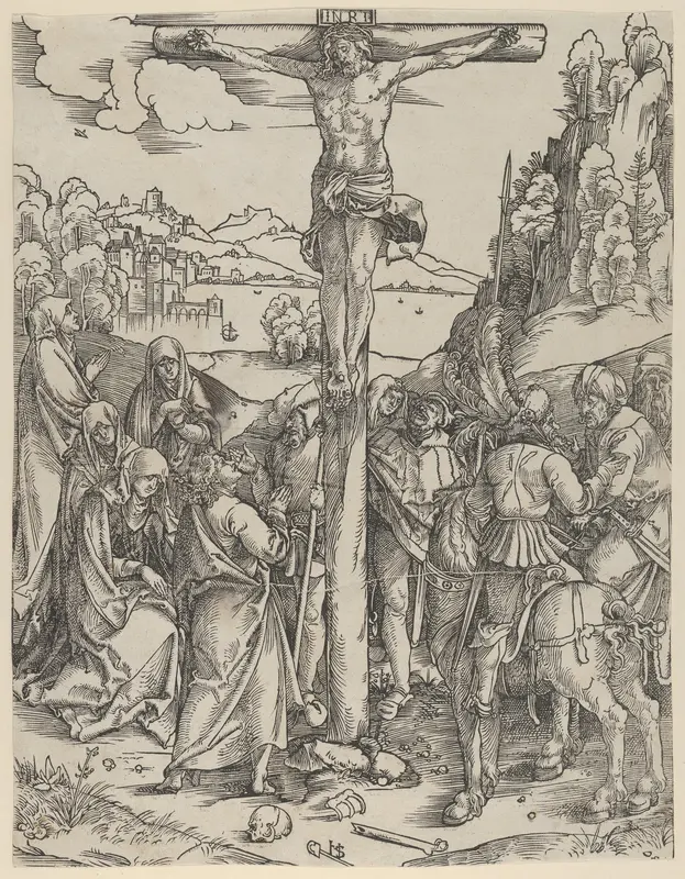 Christ at the Cross Wall Art by Hans Schäufelein - High-Resolution Digital Print
