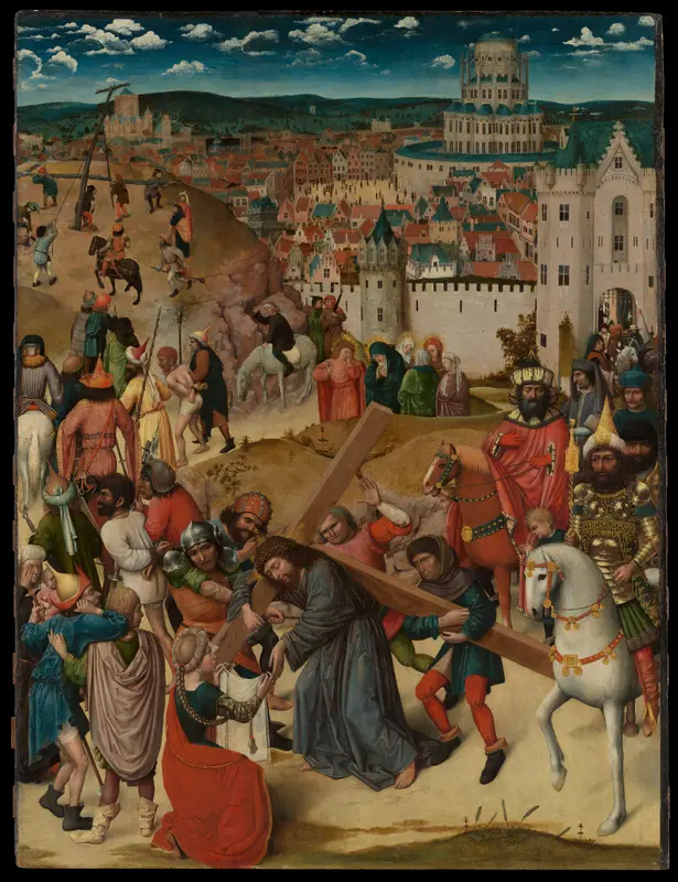 Christ Bearing the Cross Wall Art by North Netherlandish (Bruges) Painter - High-Resolution Digital Print