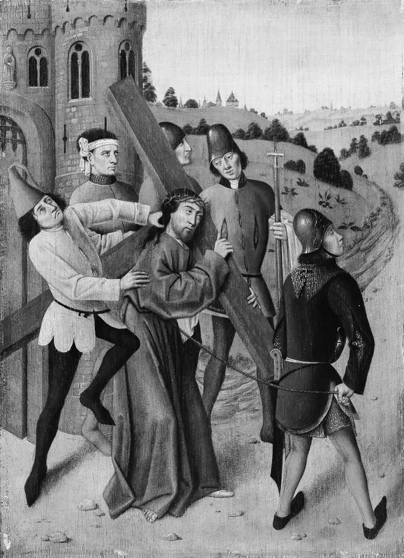 Christ Bearing the Cross Wall Art by Northern French Painter - High-Resolution Digital Print