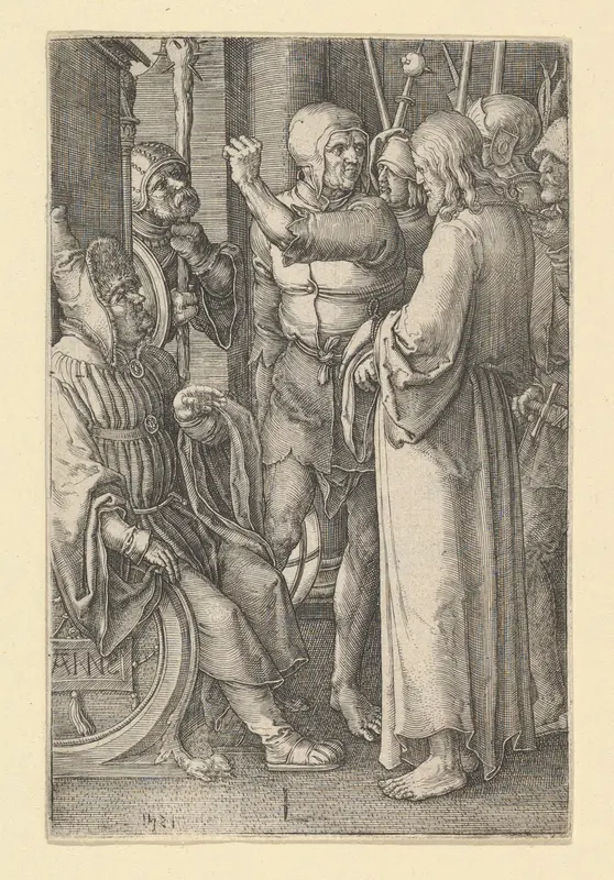 Christ Before Annas Wall Art by Lucas van Leyden - High-Resolution Digital Print