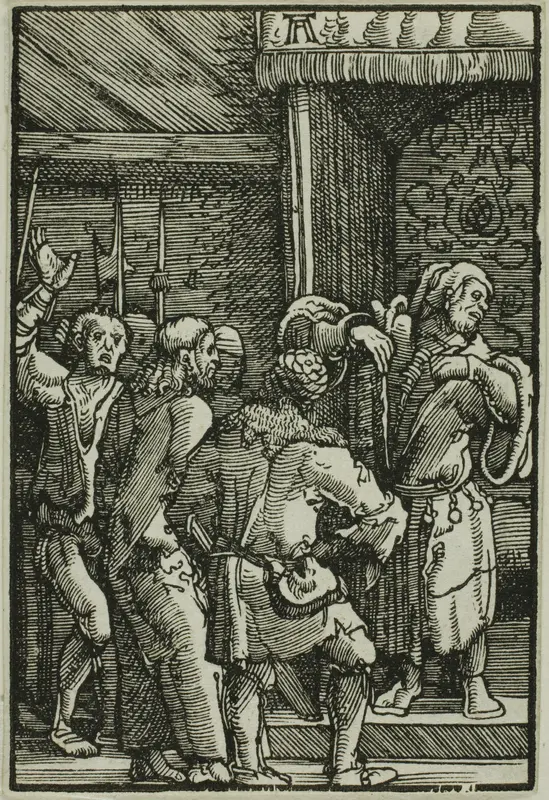 Christ Before Caiaphas, from The Fall and Redemption of Man Wall Art by Albrecht Altdorfer - High-Resolution Digital Print