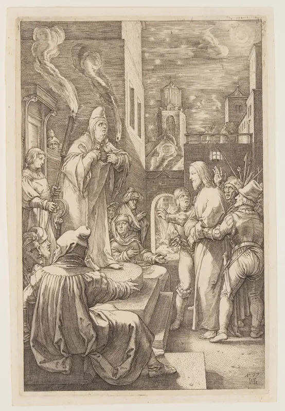 Christ before Caiaphas, from The Passion
