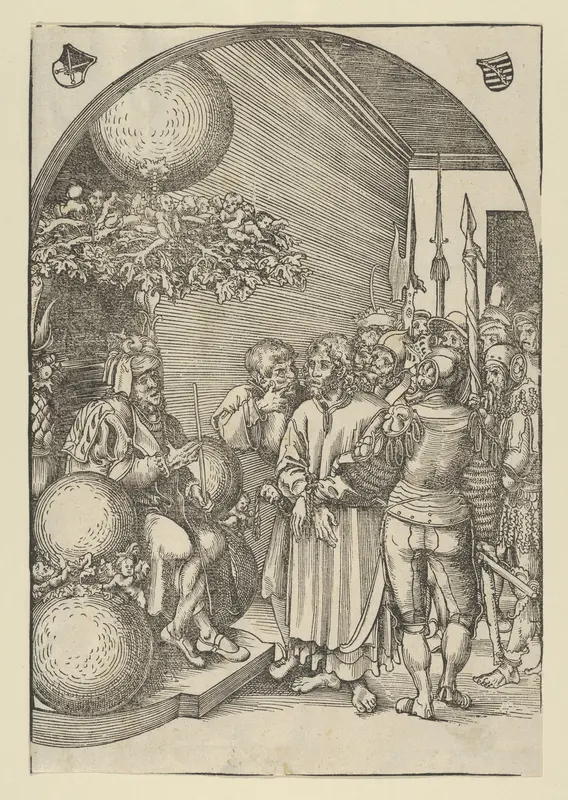 Christ before Herod, from "The Passion" Wall Art by Lucas Cranach the Elder - High-Resolution Digital Print