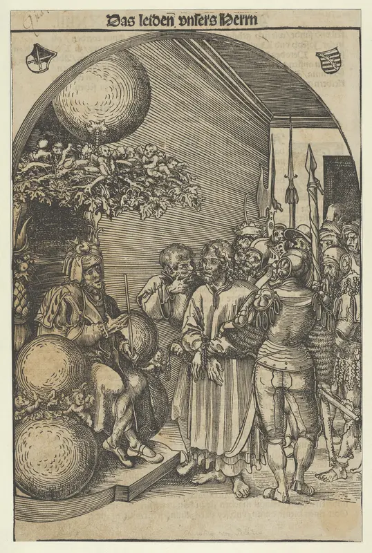 Christ before Herod, from the Passion Wall Art by Lucas Cranach the Elder - High-Resolution Digital Print