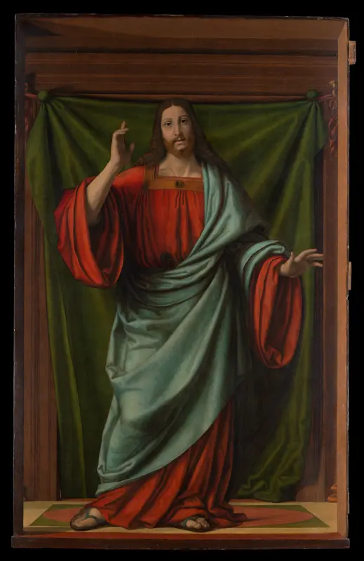 Christ Blessing Wall Art by Andrea Solario - High-Resolution Digital Print