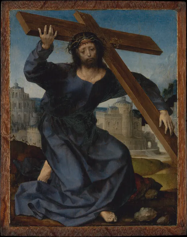 Christ Carrying the Cross Wall Art by Jan Gossart (called Mabuse) - High-Resolution Digital Print