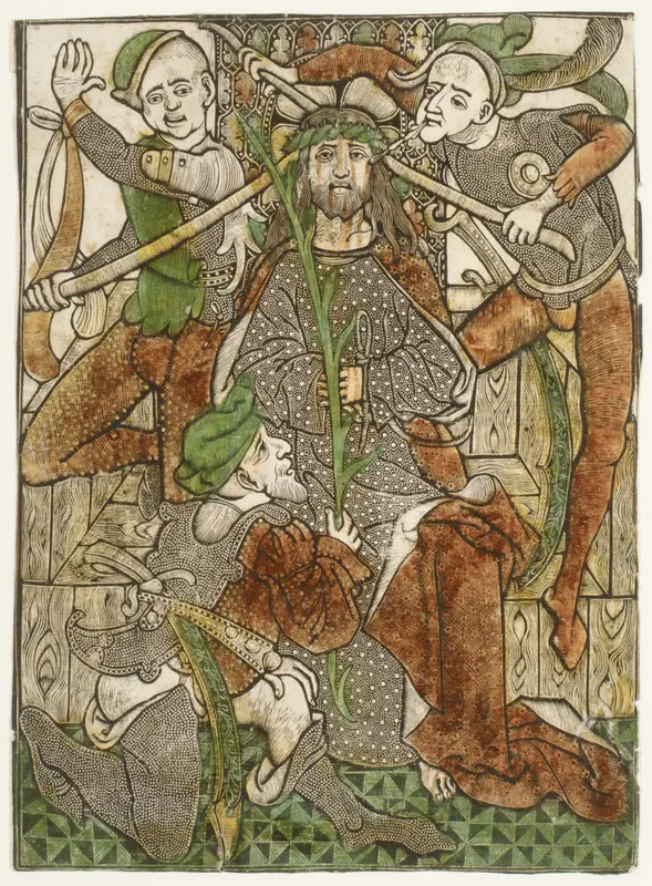 Christ Crowned with Thorns Wall Art by Master of Jesus in Bethany - High-Resolution Digital Print