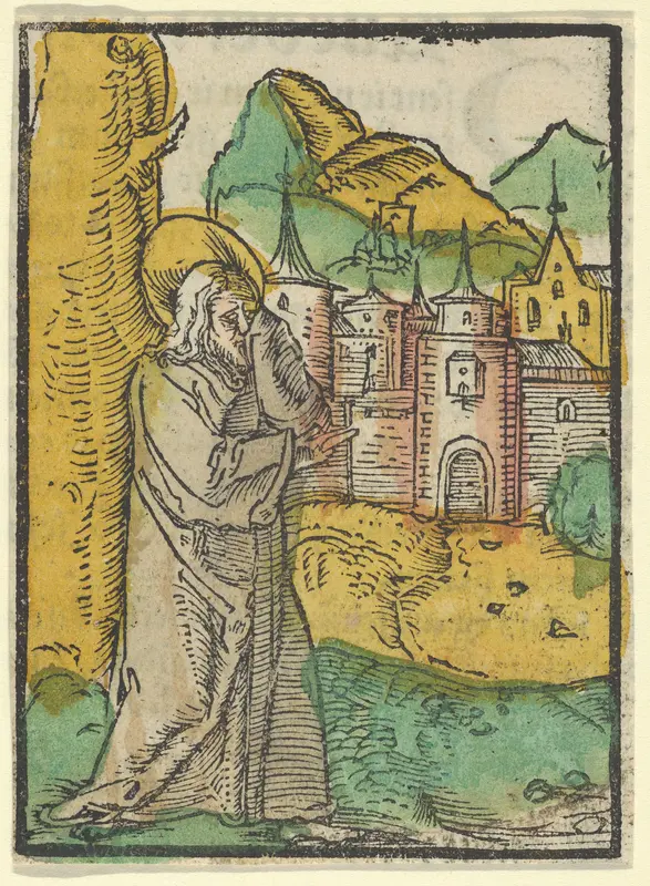 Christ Deploring Jerusalem, from Das Plenarium Wall Art by Hans Schäufelein - High-Resolution Digital Print