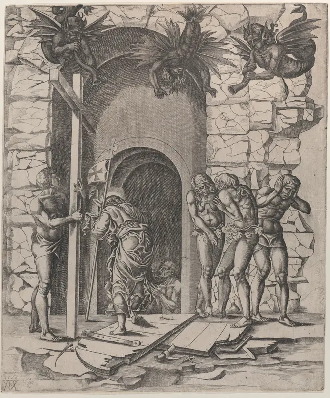Christ descending into Limbo Wall Art by Mario Cartaro - High-Resolution Digital Print