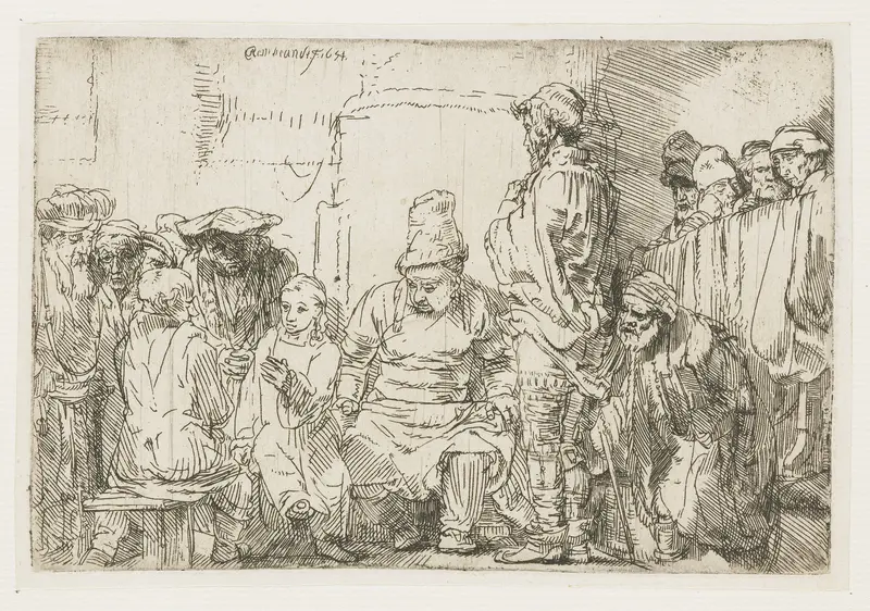 Christ Disputing with the Doctors Wall Art by Unknown - High-Resolution Digital Print