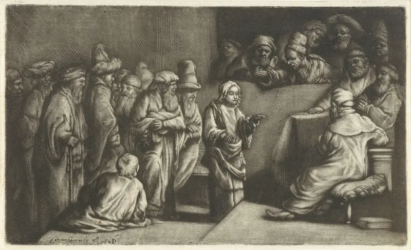 Christ disputing with the Doctors: a sketch Wall Art by Pieter Louw - High-Resolution Digital Print