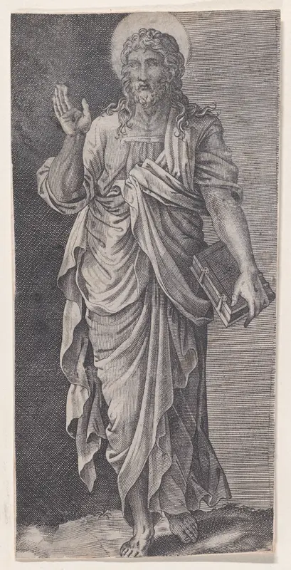 Christ, from "Christ and the Apostles" Wall Art by Lambert Suavius - High-Resolution Digital Print