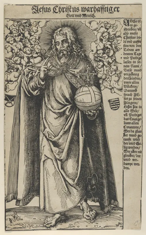 Christ from Christ, the Apostles and St. Paul Wall Art by Lucas Cranach the Elder - High-Resolution Digital Print