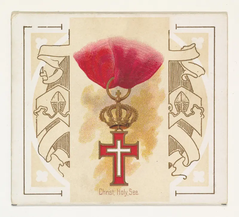Christ, Holy, See, from the World's Decorations series (N44) for Allen & Ginter Cigarettes Wall Art by Allen & Ginter - High-Resolution Digital Print