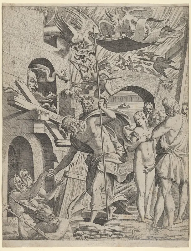 Christ in Limbo Wall Art by Léon Davent - High-Resolution Digital Print