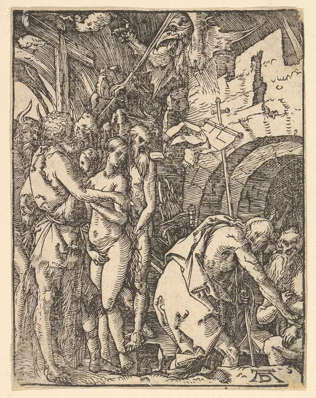 Christ in Limbo, from "The Little Passion" (copy) Wall Art by Albrecht Dürer - High-Resolution Digital Print