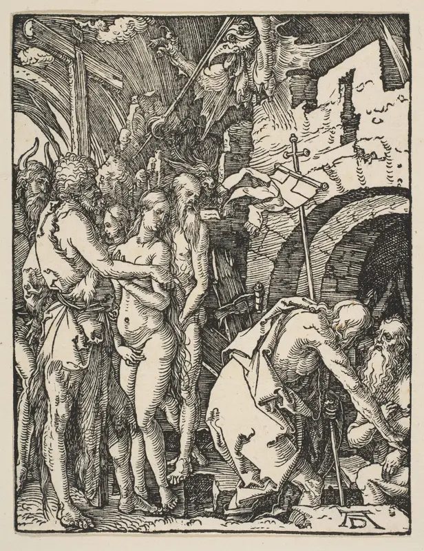 Christ in Limbo, from "The Small Passion" Wall Art by Albrecht Dürer - High-Resolution Digital Print