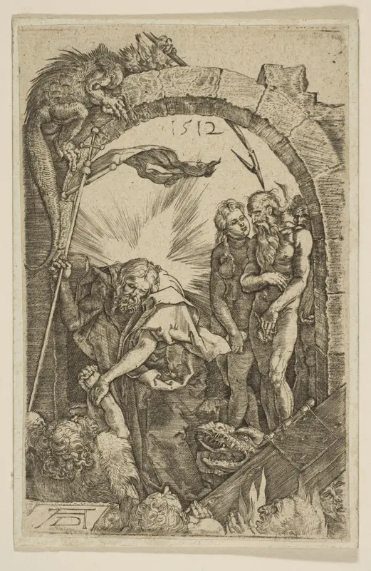 Christ in Limbo (reverse copy) Wall Art by Bundele - High-Resolution Digital Print