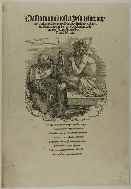 Christ, Man of Sorrows, Mocked by a Soldier, from The Large Passion