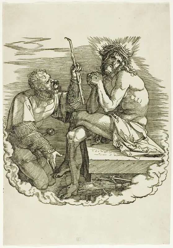 Christ, Man of Sorrows, Mocked by a Soldier, frontispiece from The Large Passion