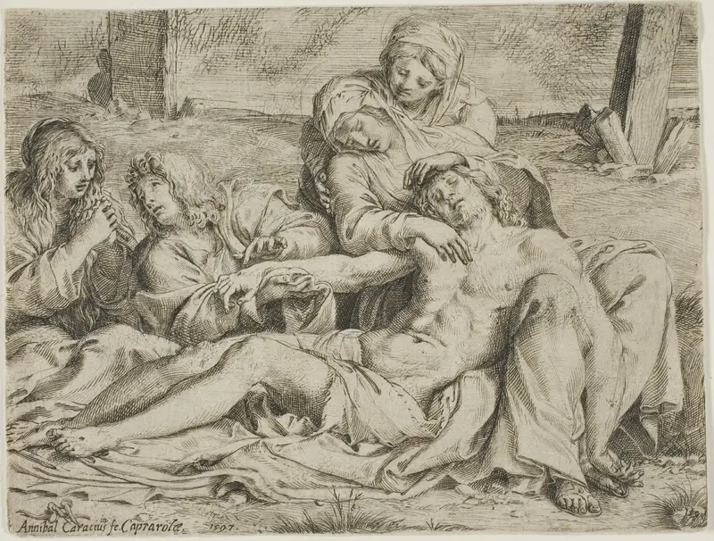 Christ of Caprarola Wall Art by Annibale Carracci - High-Resolution Digital Print