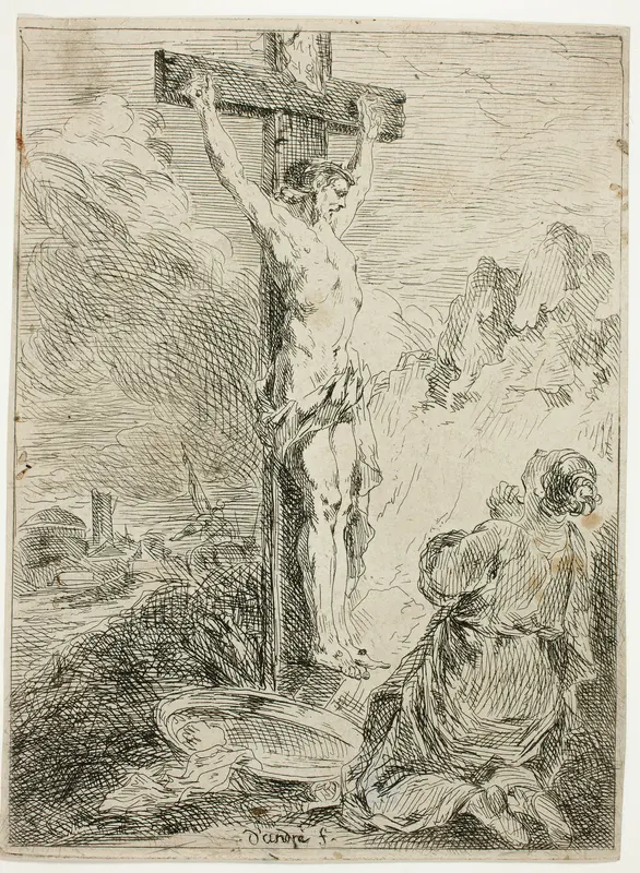 Christ on the Cross Wall Art by Michel François Dandré-Bardon - High-Resolution Digital Print