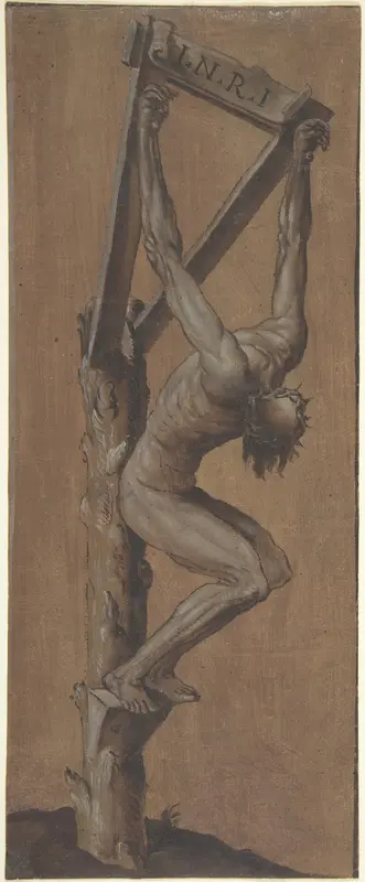 Christ on the Cross Wall Art by Anonymous, German, 16th century - High-Resolution Digital Print
