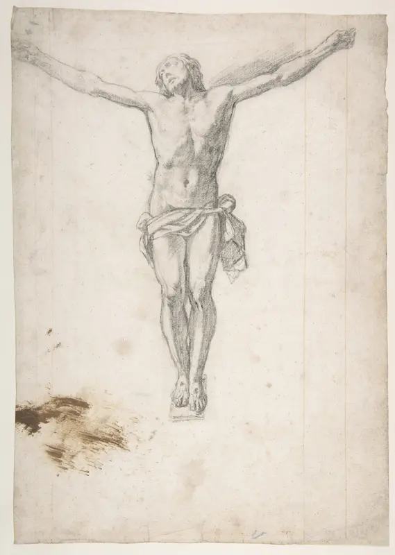 Christ on the Cross Wall Art by Girolamo Muziano - High-Resolution Digital Print