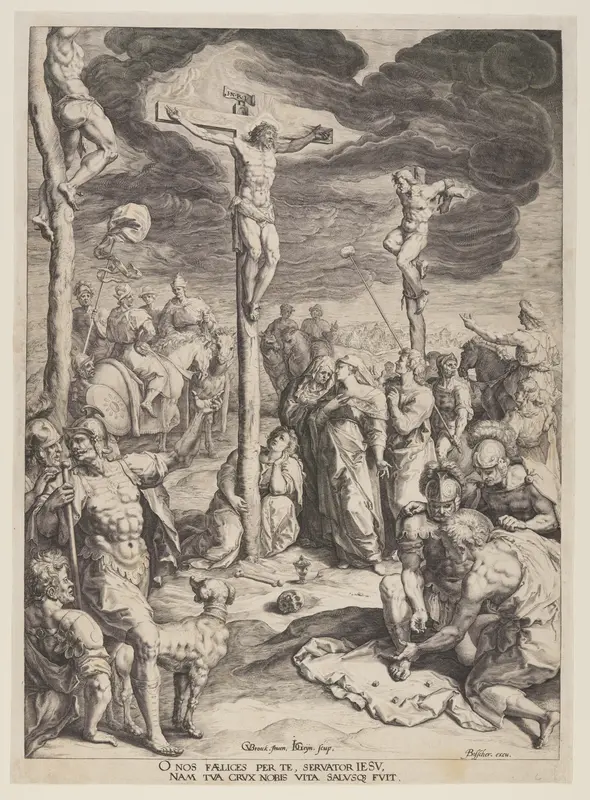 Christ on the Cross between Two Thieves