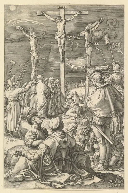 Christ on the Cross, from "The Passion of Christ" Wall Art by Anonymous - High-Resolution Digital Print