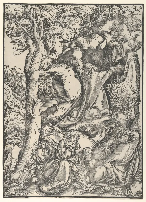 Christ on the Mount of Olives Wall Art by Lucas Cranach the Elder - High-Resolution Digital Print