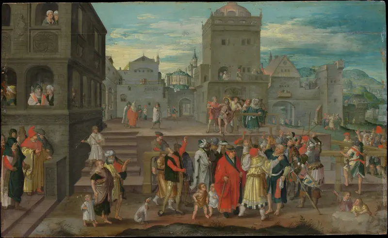 Christ Presented to the People Wall Art by Lucas van Leyden - High-Resolution Digital Print
